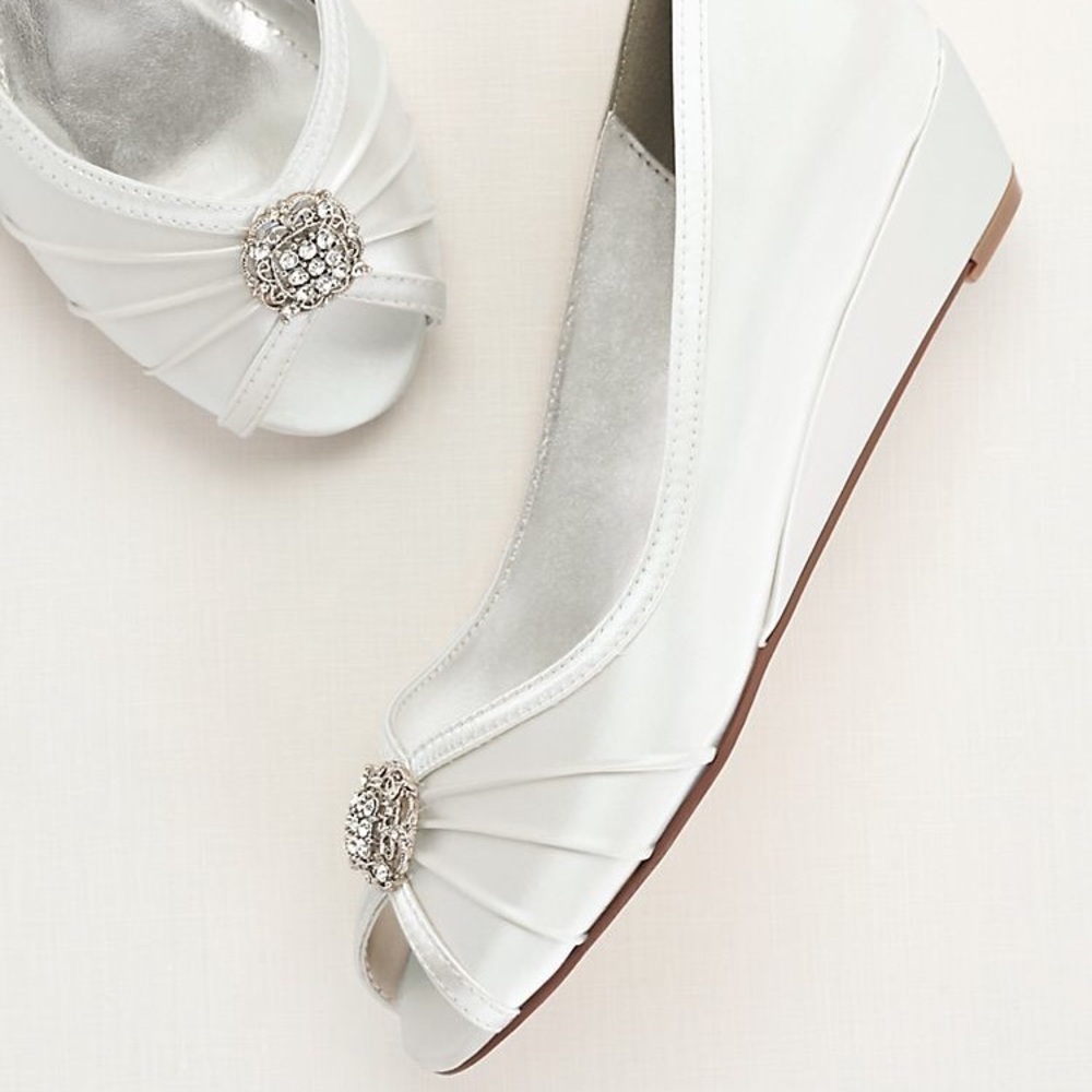 Wedge wedding/bridal shoes